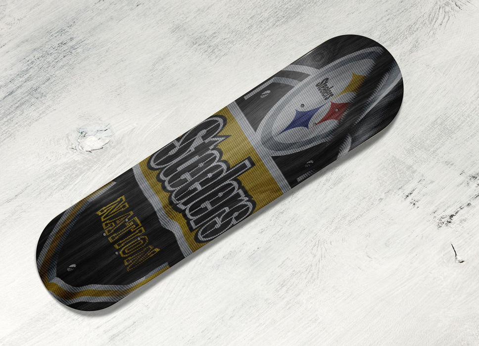 jersey texture steelers nation nfl Skateboard decks