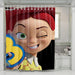 jessie with 3 of toy story disney shower curtains