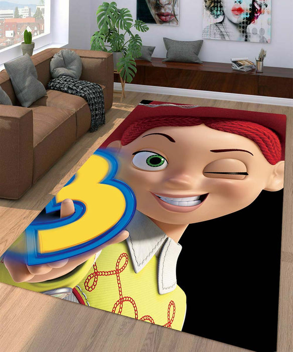 jessie with 3 of toy story disney Living room carpet rugs