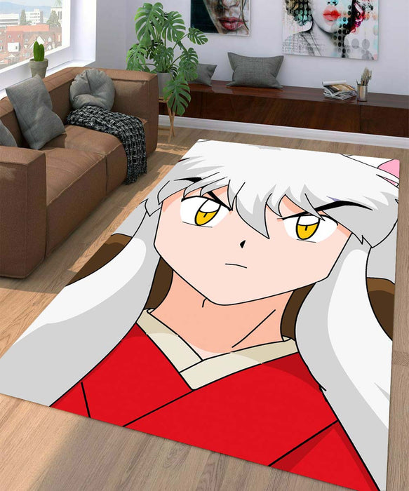 inuyasha old cartoon Living room carpet rugs