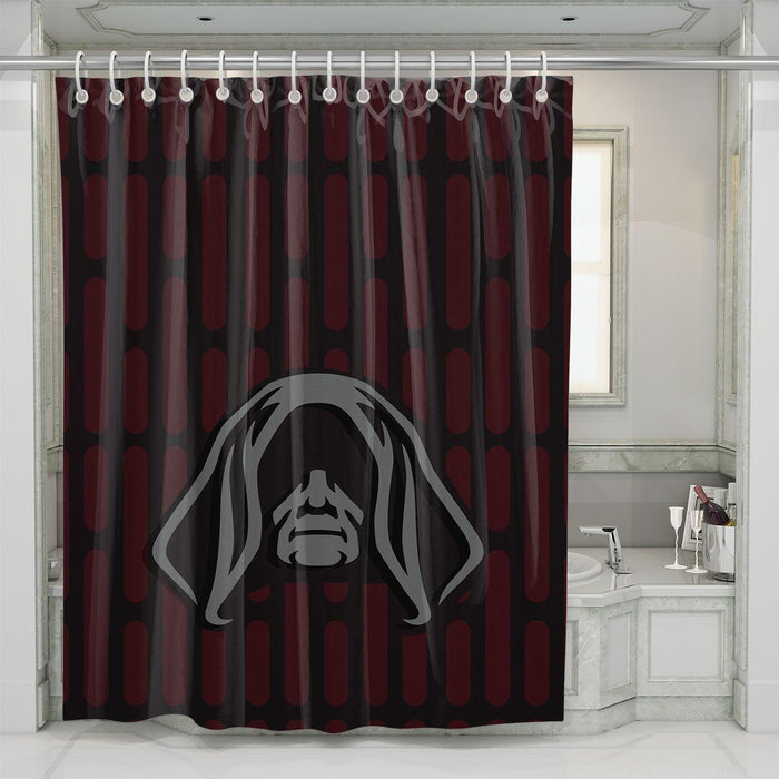 jedi robes star wars silhouette shower curtains