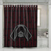 jedi robes star wars silhouette shower curtains