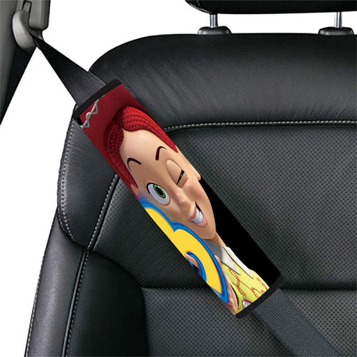 jessie with 3 of toy story disney Car seat belt cover - Grovycase