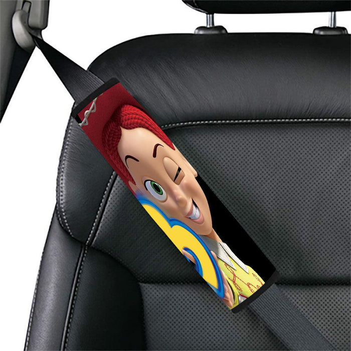 jessie with 3 of toy story disney Car seat belt cover - Grovycase