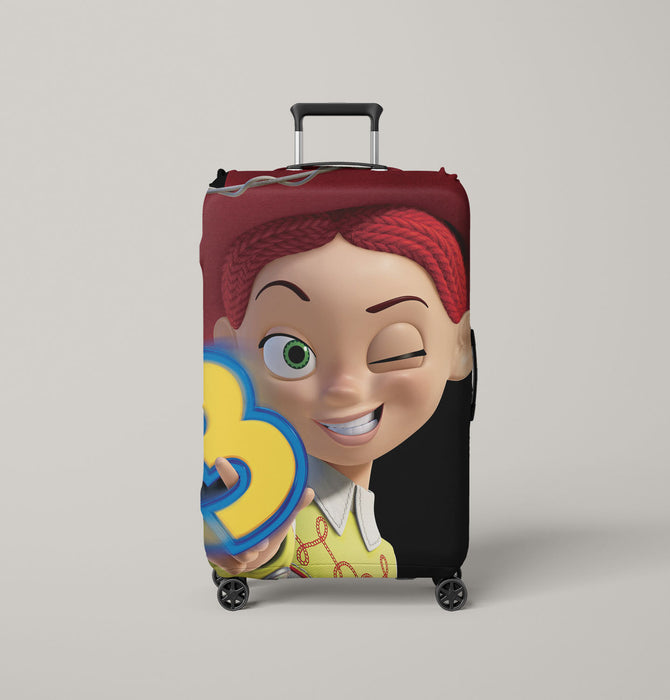 jessie with 3 of toy story disney Luggage Covers | Suitcase