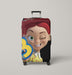 jessie with 3 of toy story disney Luggage Covers | Suitcase