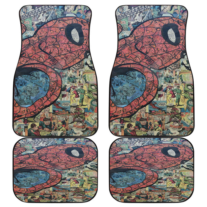 spiderman comic avengers Car floor mats Universal fit