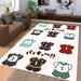 jersey haikyuu volley ball team Living room carpet rugs