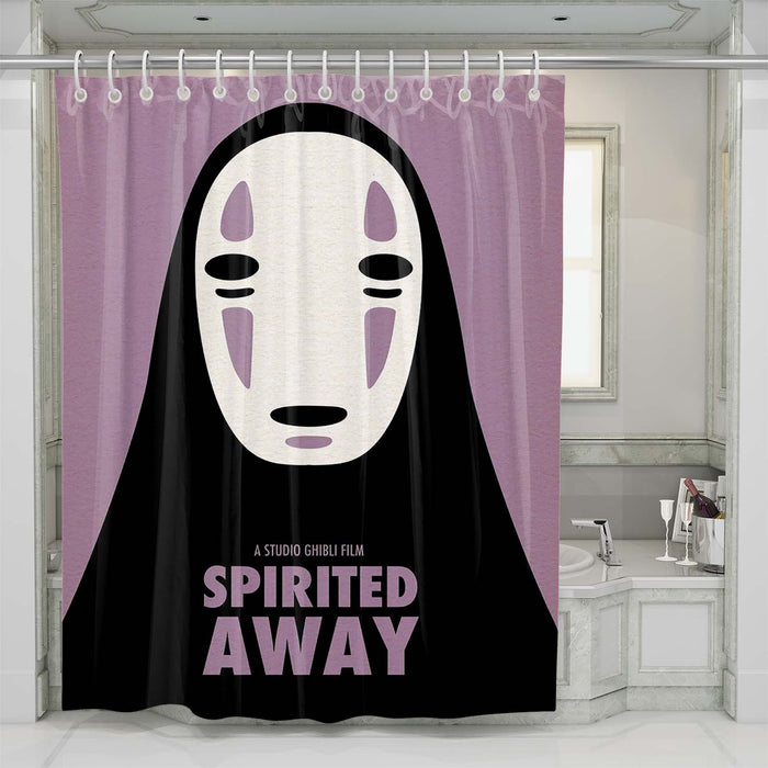 spirited away no face shower curtains