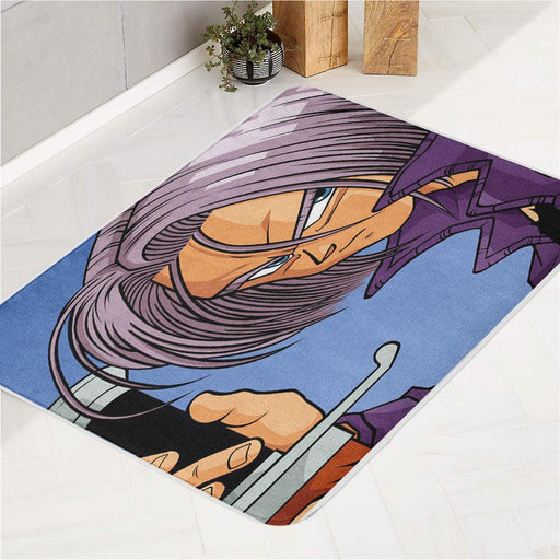 kai trunks with sword bath rugs