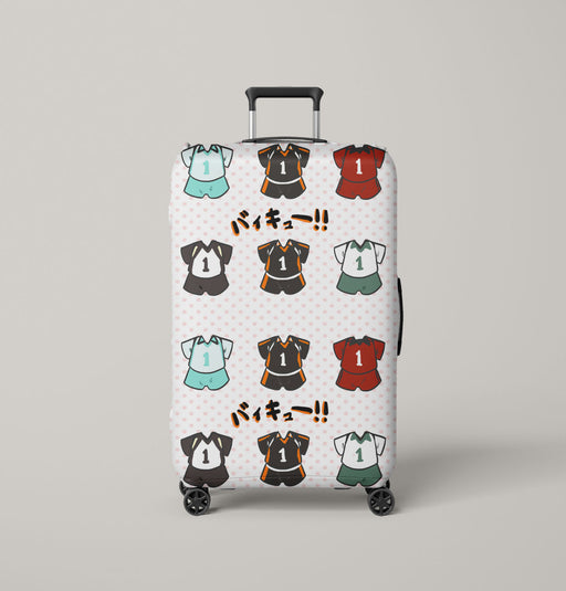 jersey haikyuu volley ball team Luggage Cover | suitcase