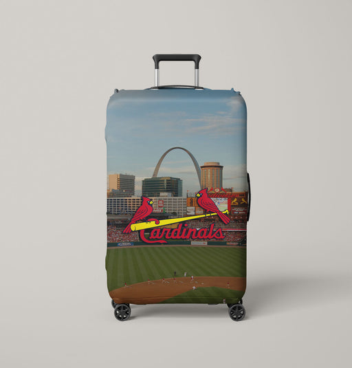 st louis cardinals arch 03 Luggage Cover | suitcase