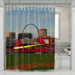 st louis cardinals arch 03 shower curtains