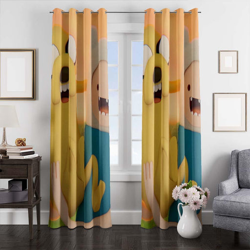 jack and finn 3d window curtains