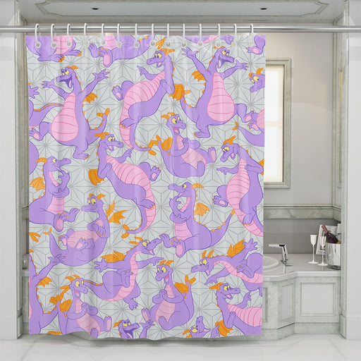 jou dragon disney animal shower curtains