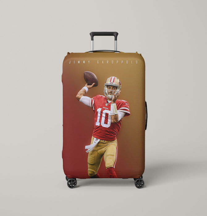 jimmy garoppolo nfl player Luggage Covers | Suitcase