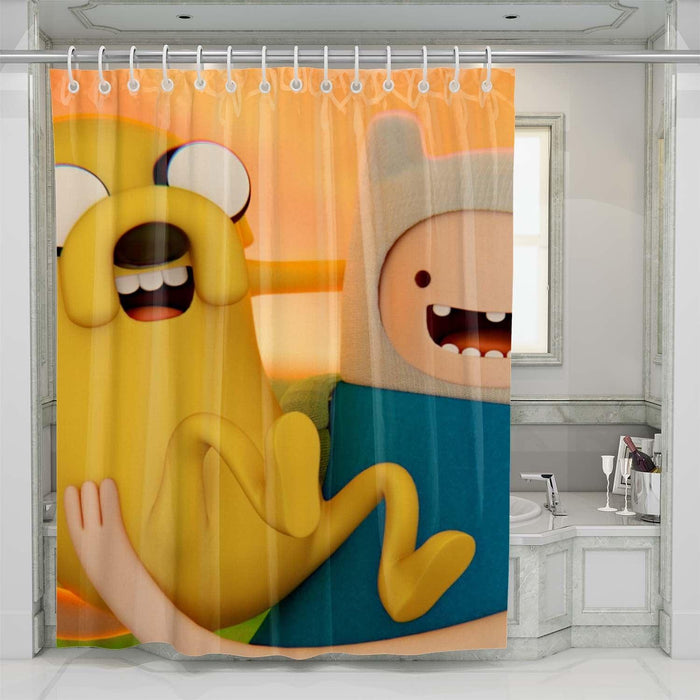 jack and finn 3d shower curtains