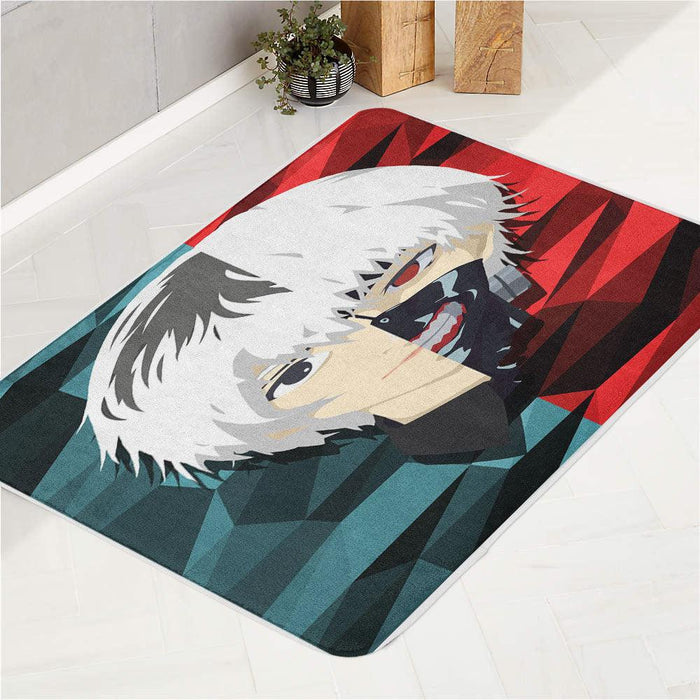 kaneki tokyo ghoul two face bath rugs