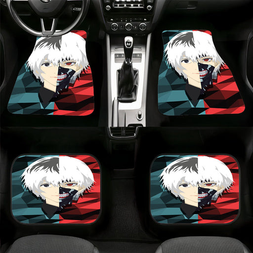 kaneki tokyo ghoul two face Car floor mats Universal fit