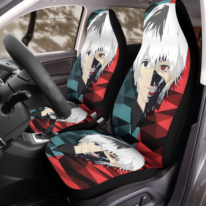 kaneki tokyo ghoul two face Car Seat Covers