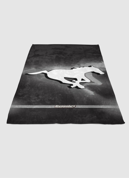 Stampeders soft fleece blanket