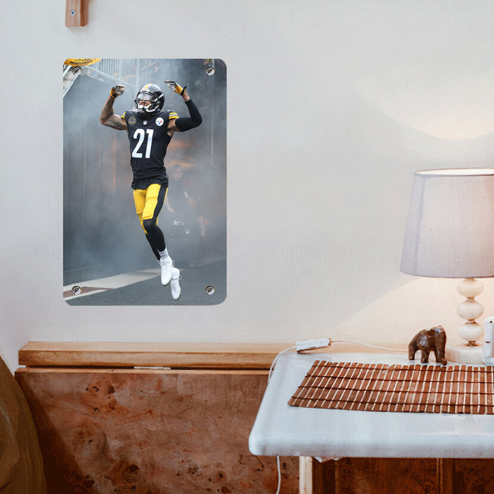 joe haden of pittsburgh steelers Poster Metal print wall art