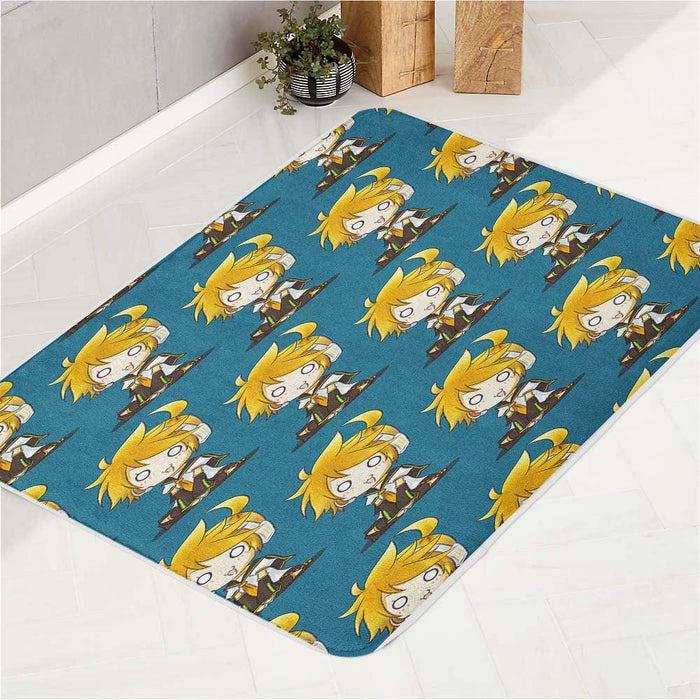 kagamine len vocaloid member bath rugs