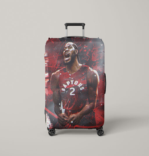 kawhi leonard raptors number two Luggage Covers | Suitcase