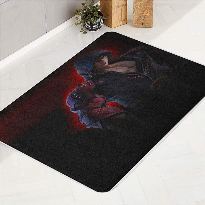 kazama jin in the dark bath rugs