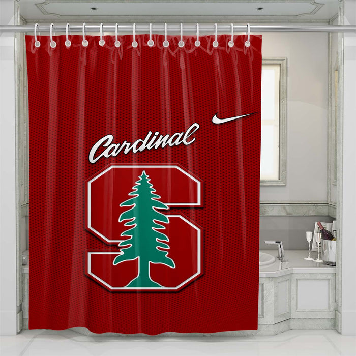 stanford cardinal shower curtains