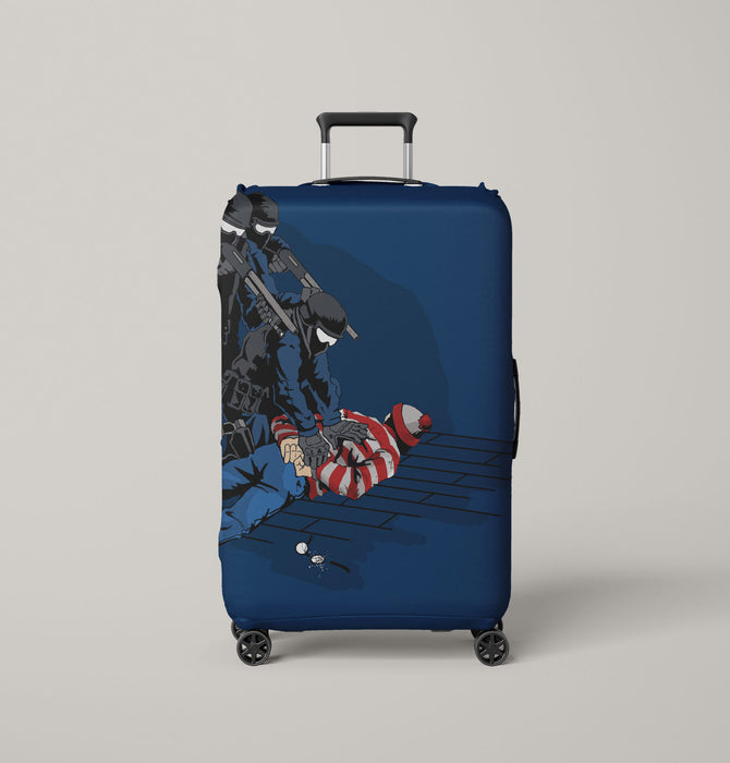 joker find out with police Luggage Covers | Suitcase