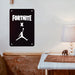 jordan x fortnite basketball Poster Metal print wall art