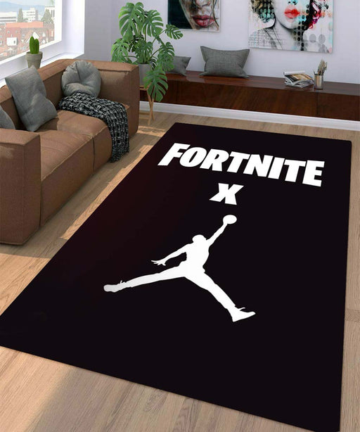 jordan x fortnite basketball Living room carpet rugs