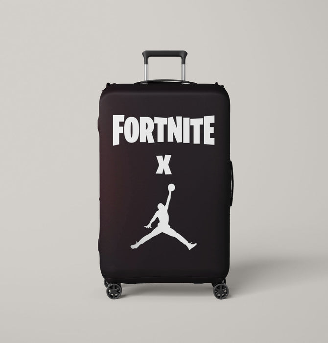 jordan x fortnite basketball Luggage Covers | Suitcase