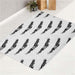 karasuno black crows haikyuu bath rugs