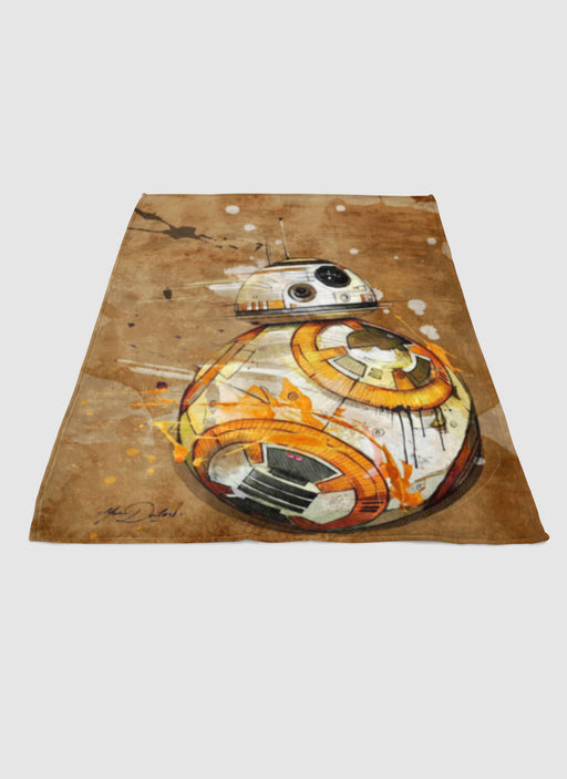 STAR WARS BB-8 DROID ROBOT 2 soft fleece blanket