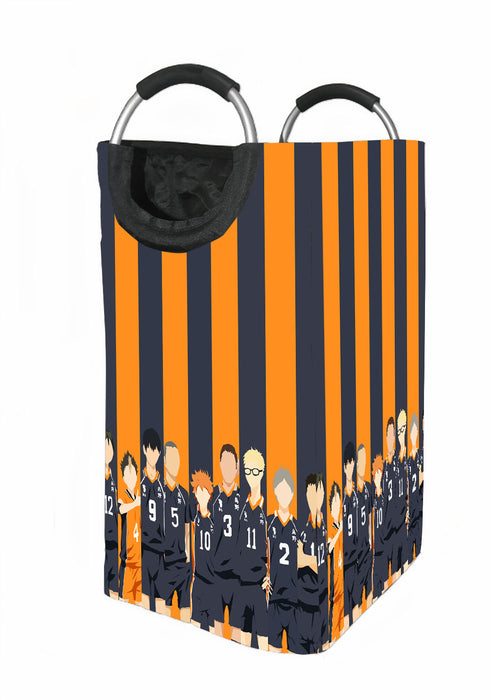 karasuno full team player haikyuu Laundry Hamper | Laundry Basket