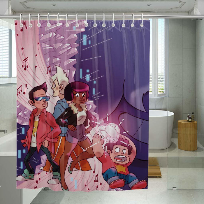 jake and another character adventure time shower curtains