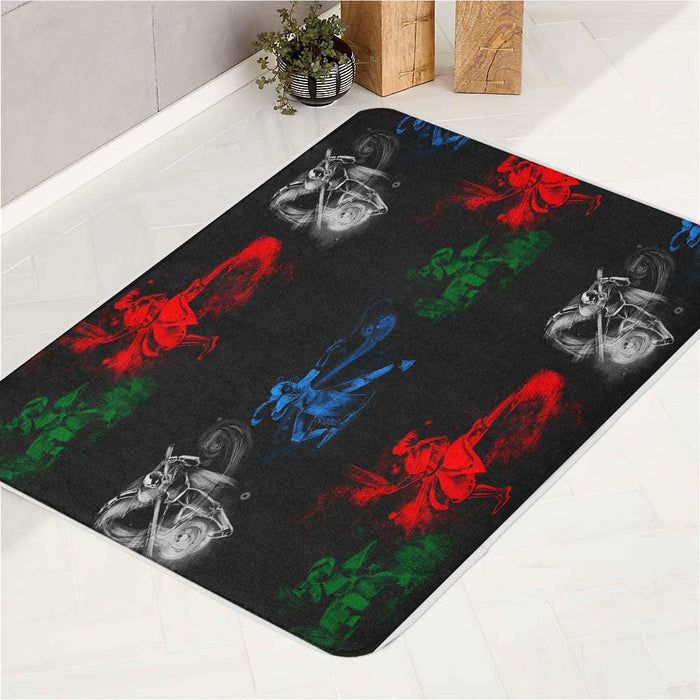 katara and friends from avatar the last airbender bath rugs