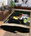 jumping of racing car extreme Living room carpet rugs