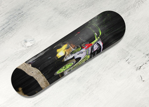 jumping of racing car extreme Skateboard decks