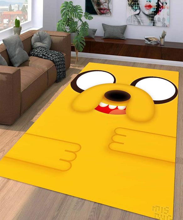 jake flat adventure time Living room carpet rugs