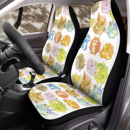 kawaii species of pokemon Car Seat Covers