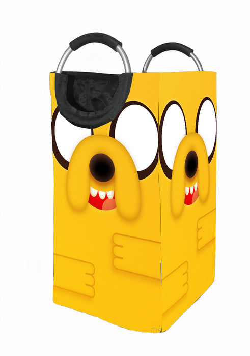 jake flat adventure time Laundry Hamper | Laundry Basket