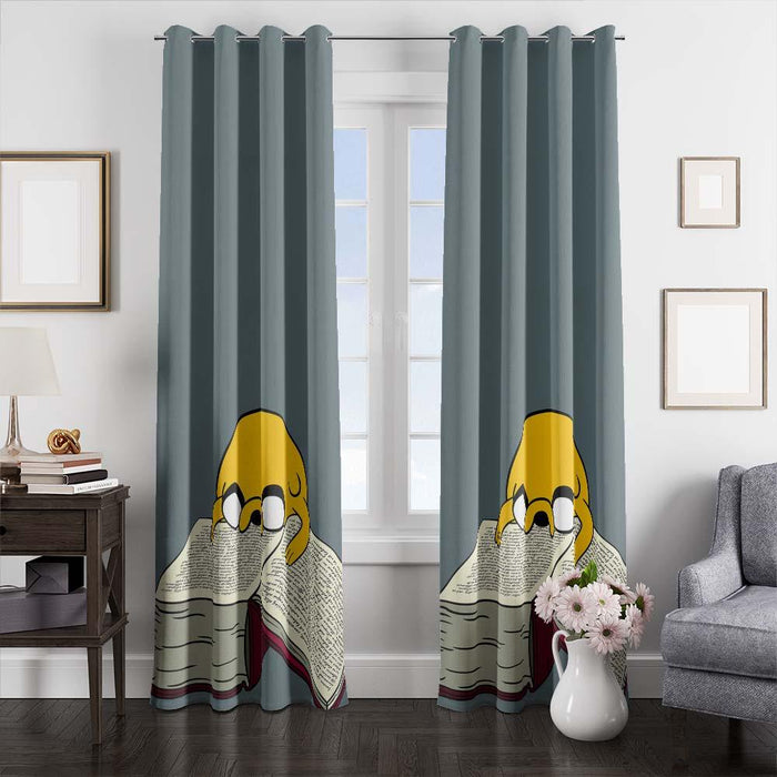 jake the dog adventure time window curtains