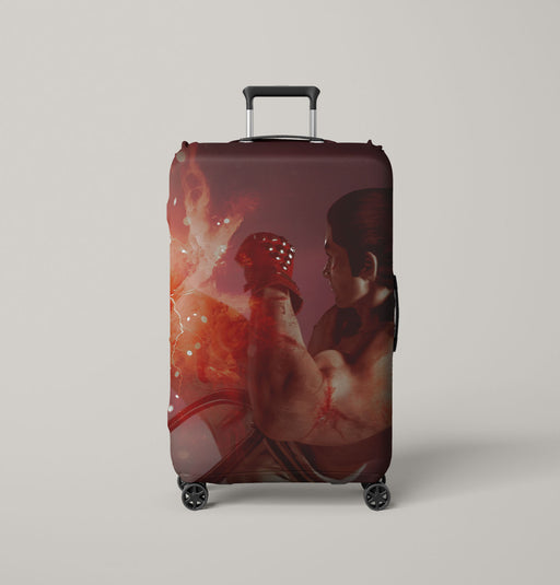 kick from kazuya mishima tekken Luggage Covers | Suitcase