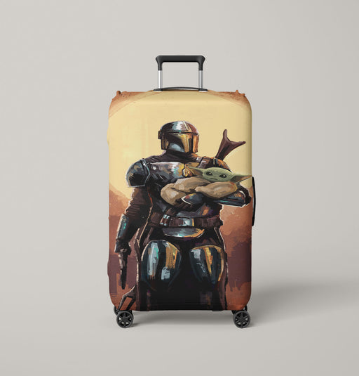 star wars the mandalorian 4 Luggage Cover | suitcase