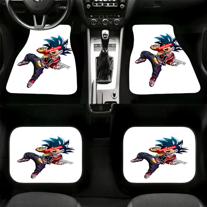 kicking supreme hypebeast dragon ball Car floor mats Universal fit