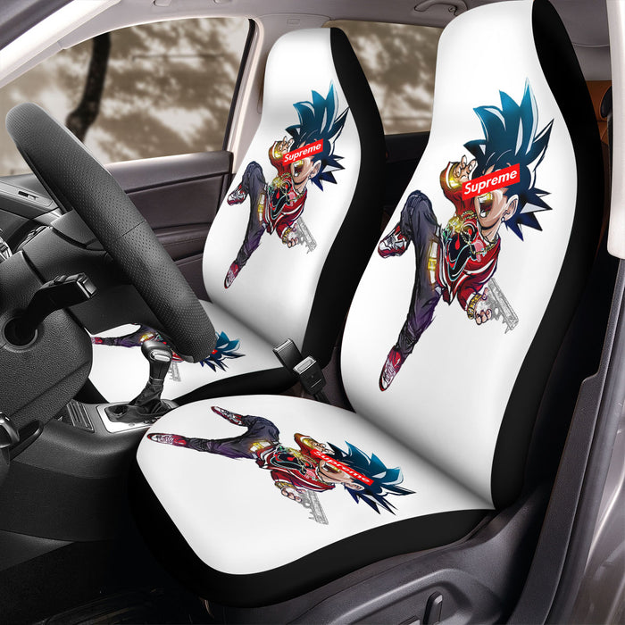 kicking supreme hypebeast dragon ball Car Seat Covers