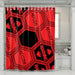 keycode warning level 1 evangelion shower curtains